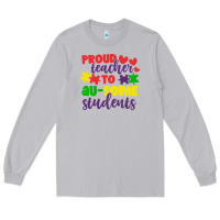 Moon Dust proud teacher to ausome students Long Sleeve Tee - CowhideDigitalArt