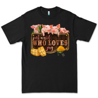 Black just a girl who loves pig olivia Premium Tee - OliviaCreatesArt