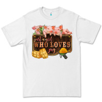 White just a girl who loves pig olivia Premium Tee - OliviaCreatesArt