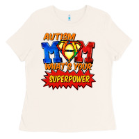 Bone Autism mom what's your superpower Mother's Day Ladies Tee - FaDigitalArtStudio