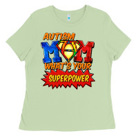 Matcha Autism mom what's your superpower Mother's Day Ladies Tee - FaDigitalArtStudio