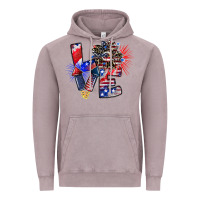 Vintage Zinc patriotic Love Vintage Hoodie - CowhideDigitalArt