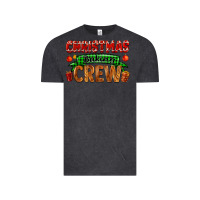Vintage Black christmas baking crew with gifts Vintage Tee - FaDigitalArtStudio