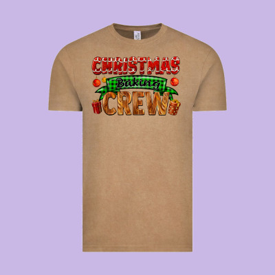 Christmas Baking Crew With Gifts Vintage Tee Designed By Fadigitalartstudio