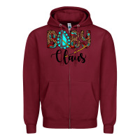 Burgundy baby claus Zipper Hoodie - JahusDesignShop