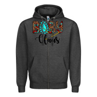 Charcoal Heather baby claus Zipper Hoodie - JahusDesignShop