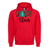 Red baby claus Zipper Hoodie - JahusDesignShop