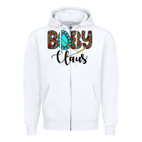 White baby claus Zipper Hoodie - JahusDesignShop