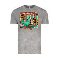 Virgo Turquoise Cowhide Vintage Tee | Teevron