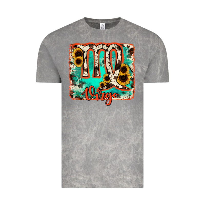 Virgo Turquoise Cowhide Vintage Tee by RanaPortraitStore | Teevron