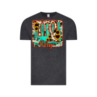 Vintage Black virgo turquoise cowhide Vintage Tee - RanaPortraitStore