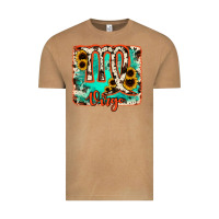 Vintage Camel virgo turquoise cowhide Vintage Tee - RanaPortraitStore