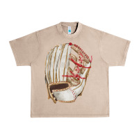 French Oak Catchers Mitt Fa Element Urban Heavy Tee - FaDigitalArtStudio