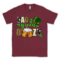 Burgundy Bad green boozy St. Patrick's Day Classic Tee - CowGirlArtShop