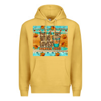 Antique Gold just a girl who loves pumpkin spice tumbler Premium Hoodie - Artiststas