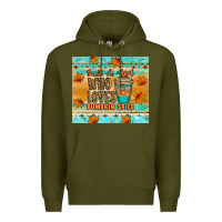 Army Green just a girl who loves pumpkin spice tumbler Premium Hoodie - Artiststas