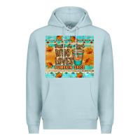 Blue Mist just a girl who loves pumpkin spice tumbler Premium Hoodie - Artiststas