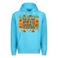 Ocean Blue just a girl who loves pumpkin spice tumbler Premium Hoodie - Artiststas