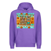 Purple just a girl who loves pumpkin spice tumbler Premium Hoodie - Artiststas