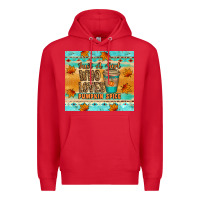 Red just a girl who loves pumpkin spice tumbler Premium Hoodie - Artiststas