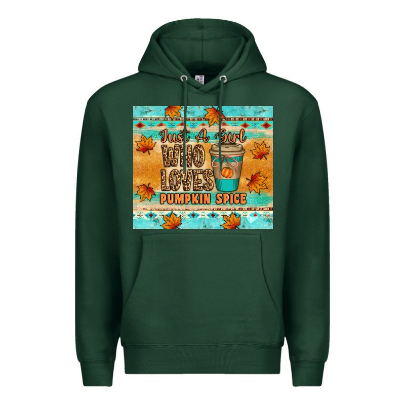 Just A Girl Who Loves Pumpkin Spice Tumbler Premium Hoodie by Artiststas | Teevron