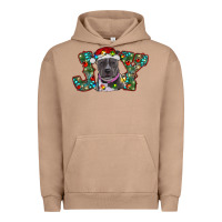 Pigment Burro Christmas Pitbull Joy Urban Hoodie - RanaPortraitStore