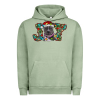 Pigment Oil Green Christmas Pitbull Joy Urban Hoodie - RanaPortraitStore