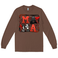 Chestnut Wrestling mama red and black Long Sleeve Tee - LillyAllenDesigns