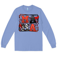 Colony Blue Wrestling mama red and black Long Sleeve Tee - LillyAllenDesigns