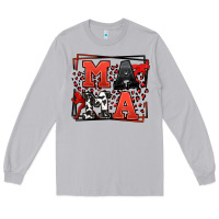 Moon Dust Wrestling mama red and black Long Sleeve Tee - LillyAllenDesigns