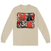 Wrestling Mama Red And Black Long Sleeve Tee | Teevron