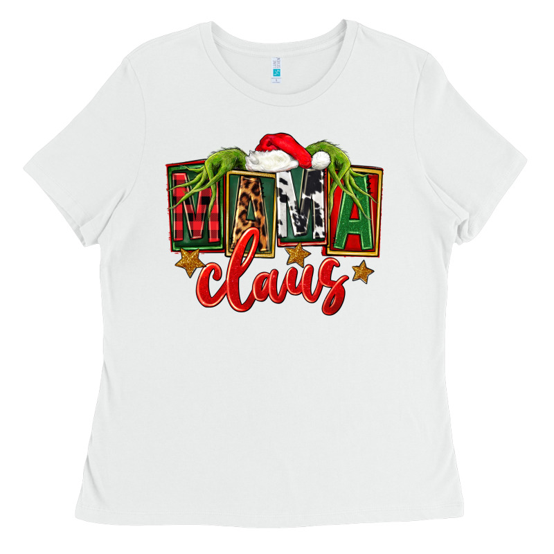 Christmas Mama Claus Mother's Day Ladies Tee by FaDigitalArtStudio | Teevron