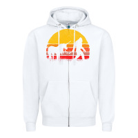 White sasquatch and unicorn vintage Zipper Hoodie - artisFamous