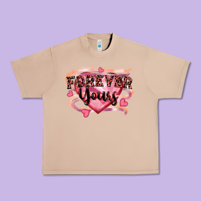 Forever Yours Urban Heavy Tee Designed By Fadigitalartstudio