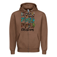 Chestnut merry christmas Zipper Hoodie - JahusDesignShop
