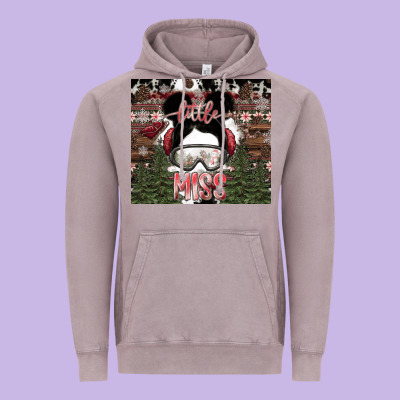 Little Miss Vintage Hoodie Designed By Cowhidedigitalart