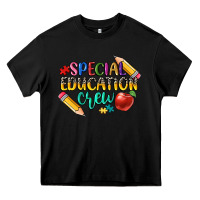 Black special education crew Heavy Core Tee - CowGirlArtShop