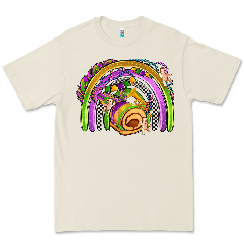 Mardi Gras Rainbow Premium Tee by OliviaCreatesArt | Teevron