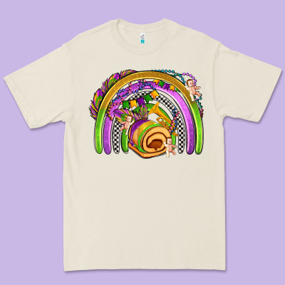 Mardi Gras Rainbow Premium Tee Designed By Oliviacreatesart