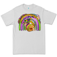Dove Grey mardi gras rainbow Premium Tee - OliviaCreatesArt