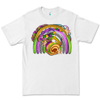 White mardi gras rainbow Premium Tee - OliviaCreatesArt