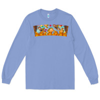 Colony Blue Nach Valentine Long Sleeve Tee - CowhideDigitalArt