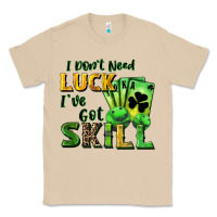 Mushroom I don't need luck i've got skill Classic Tee - CowGirlArtShop