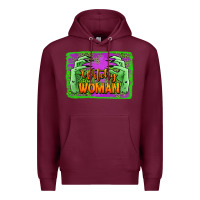Burgundy witchy woman hands Premium Hoodie - Jasminsmagicworld