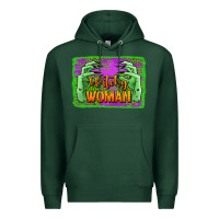 Sports Green witchy woman hands Premium Hoodie - Jasminsmagicworld