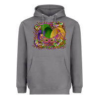 Storm mardi gras mask king cake Heavyweight Hoodie - RanaPortraitStore