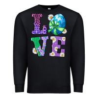Black easter love egg Premium Sweatshirt - RanaPortraitStore