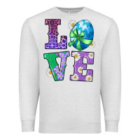 Oatmeal Heather easter love egg Premium Sweatshirt - RanaPortraitStore