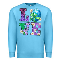 Ocean Blue easter love egg Premium Sweatshirt - RanaPortraitStore