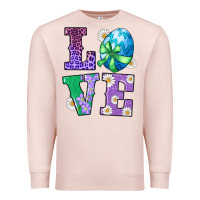 Pale Pink easter love egg Premium Sweatshirt - RanaPortraitStore